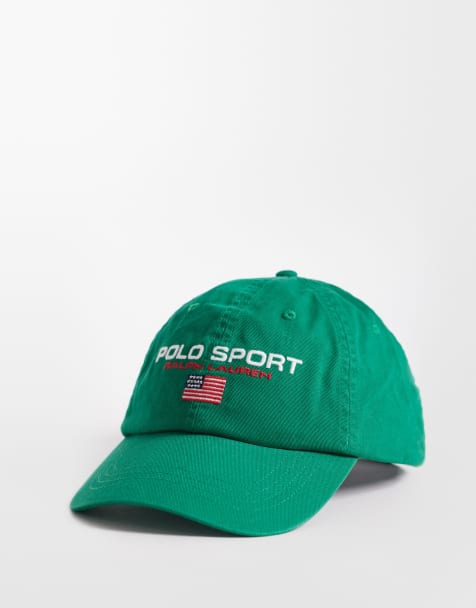 Polo Ralph Lauren – Sports Capsule – Zielona baseballowa czapka z daszkiem z logo Flag - view 1