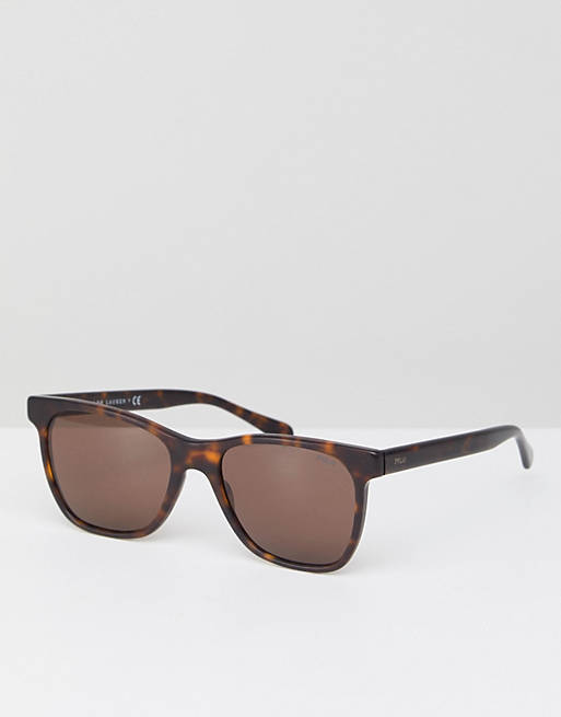 Polo Ralph Lauren square sunglasses in tort 54mm