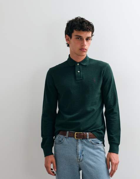 Polo Ralph Lauren standard fit short sleeve sweater pullover in green - view 1