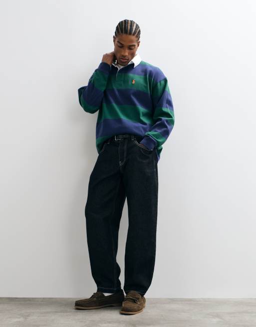 Polo Ralph Lauren stickad rugbytröja i khaki, 2 av 5
