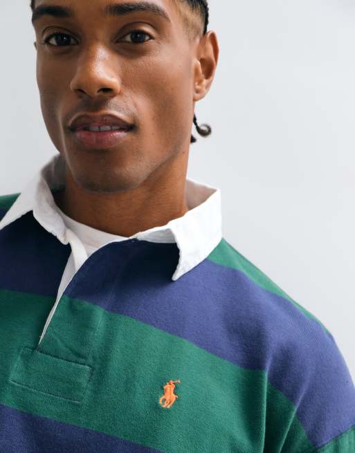 Polo Ralph Lauren stickad rugbytröja i khaki, 5 av 5