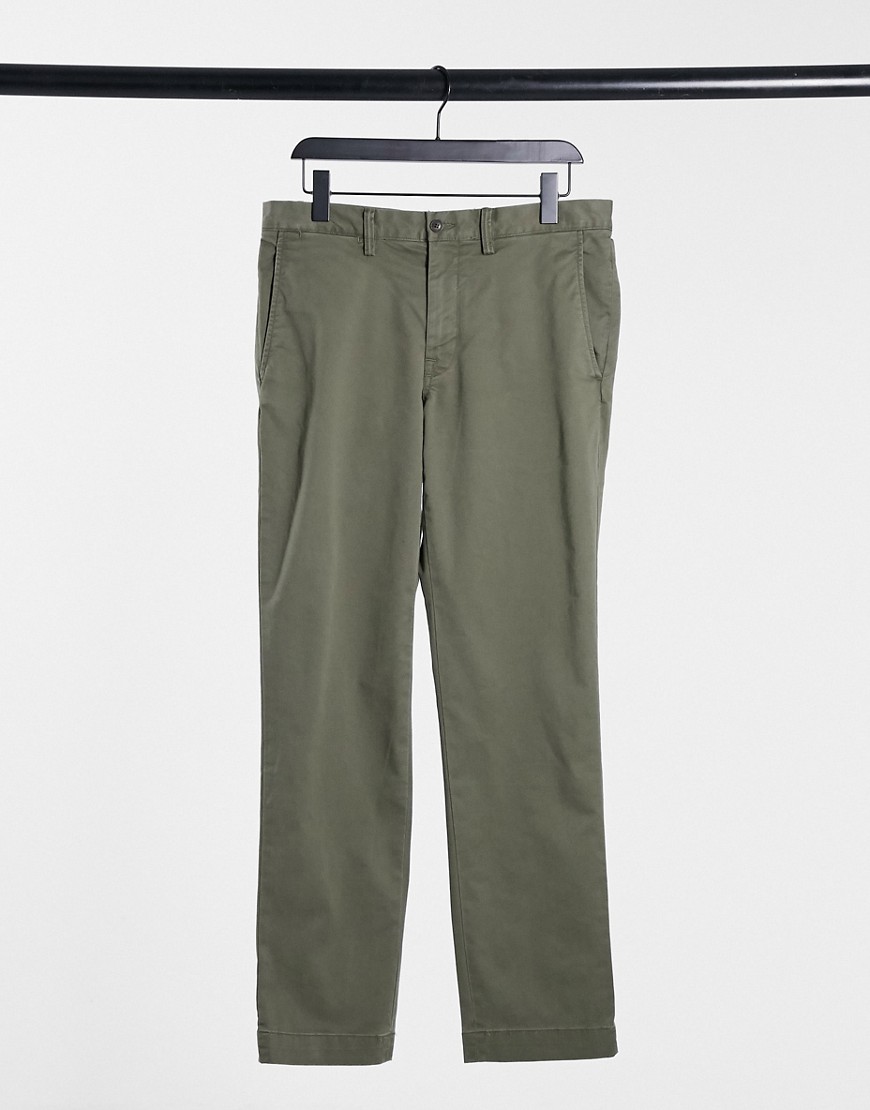 Polo Ralph Lauren straight fit chino in olive with small logo-Green