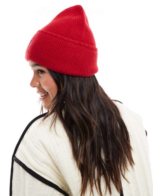 Polo Ralph Lauren – Strickmütze in Rot mit Polospieler-Logo, 4 von 4
