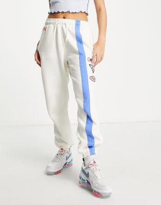 Polo Ralph Lauren stripe logo jogger in cream - ASOS Price Checker
