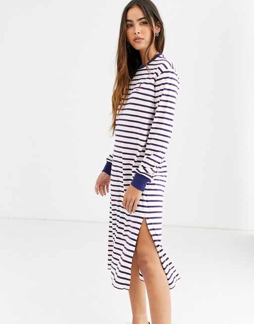 Polo Ralph Lauren stripe midi dress