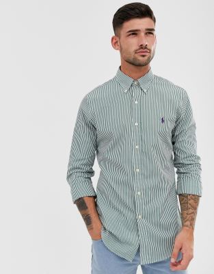 polo ralph lauren poplin shirt slim fit white