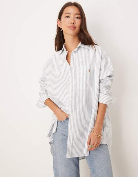 Polo Ralph Lauren stripe shirt in blue and white - view 1
