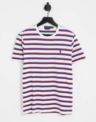 red and white striped ralph lauren t shirt