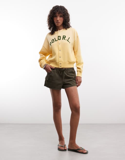 Polo Ralph Lauren - sudadera abotonada en amarillo, 2 de 4