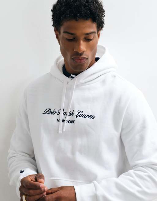 Polo Ralph Lauren - sudadera con capucha con logotipo grande en blanco, 4 de 5