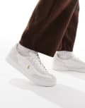 [Polo Ralph Lauren] Polo Ralph Lauren suede and leather sneakers in white 46 BIANCO/DECKASH WHITE
