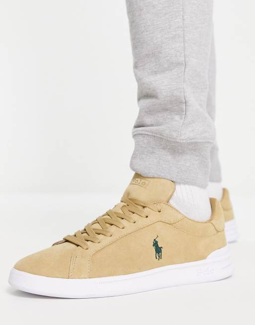 Ralph lauren suede trainers cheap