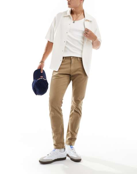 Polo Ralph Lauren – Sullivan – Dopasowane jeansy w jasnobrązowym kolorze khaki - view 1