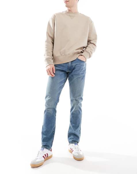 Polo Ralph Lauren Sullivan icon logo back pocket slim fit jeans in mid wash