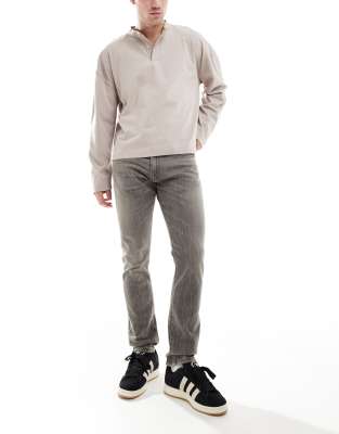 Polo Ralph Lauren Sullivan Icon Logo Slim Fit Jeans In Gray