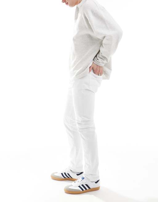 Polo Ralph Lauren Sullivan icon logo slim fit jeans in white, 3 of 5