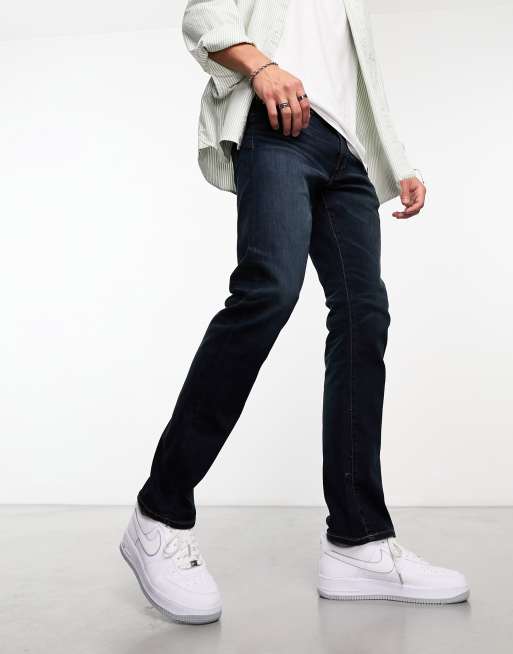Polo Ralph Lauren - Sullivan - Jean droit slim - Bleu foncé délavé