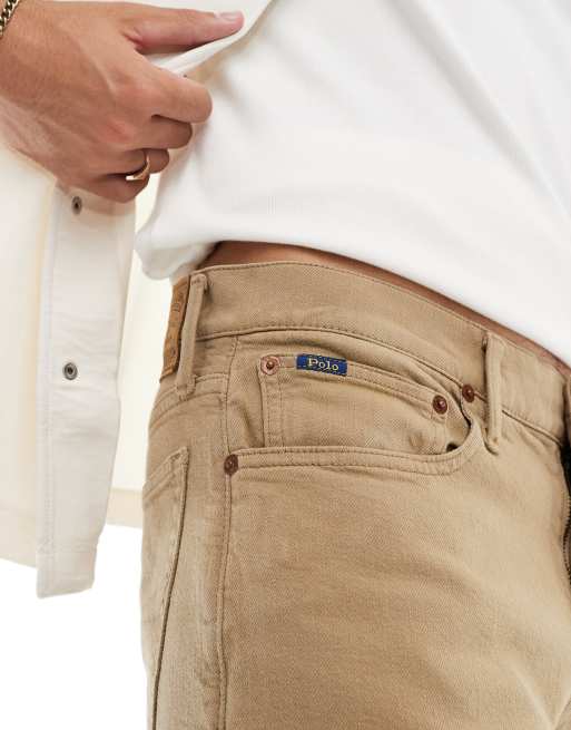Polo Ralph Lauren - Sullivan - Jeans slim color cuoio-kaki sovratinti, 3 di 5