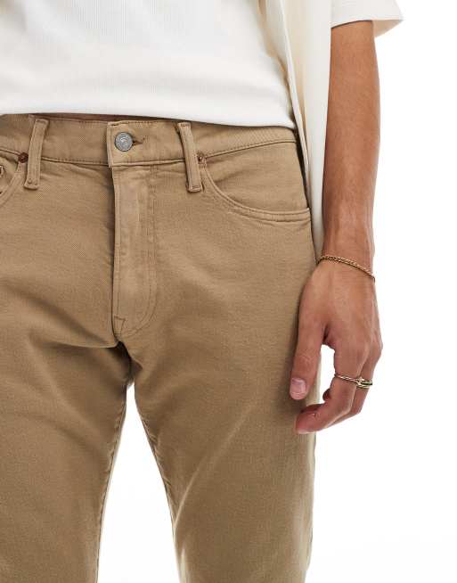 Polo Ralph Lauren – Sullivan – Khakibruna jeans med smal passform, 5 av 5