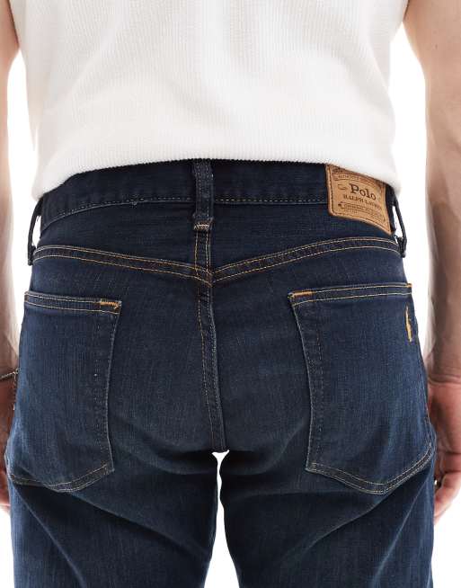 Polo Ralph Lauren – Sullivan – Mörktvättade, smala jeans, 4 av 5