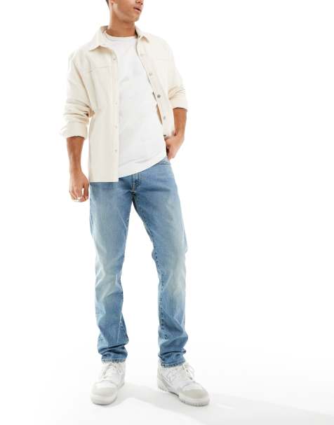 Men's Light Wash Jeans, Light Colour & Faded Jeans