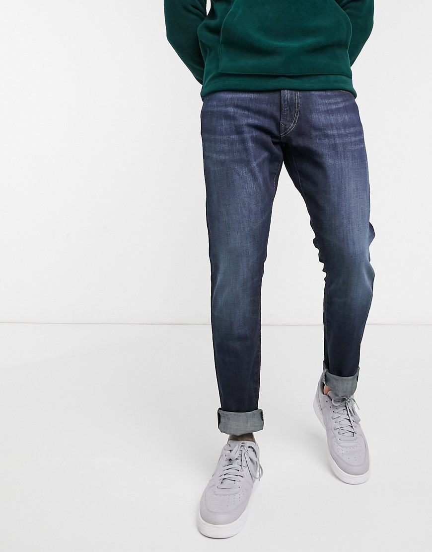 Polo Ralph Lauren - Sullivan - Slim-fit stretch jeans met donkere vintage wassing-Blauw