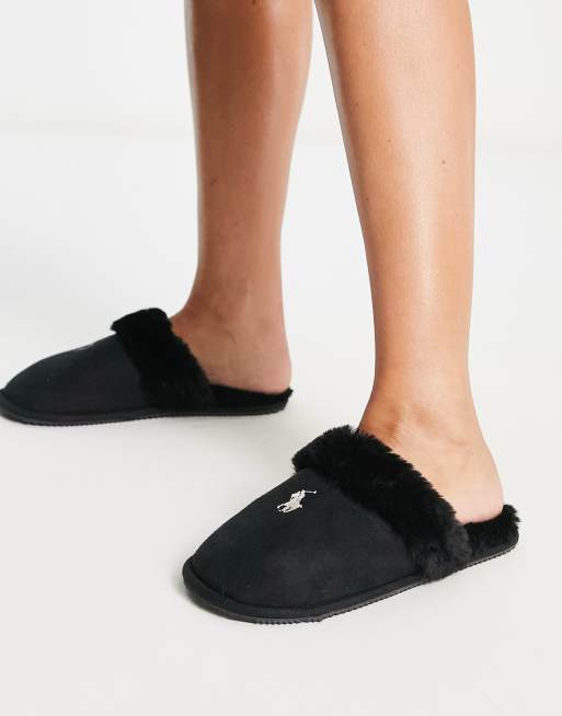Polo Ralph Lauren - Summit Scruff II - Pantofole stile sabot nere, 4 di 4