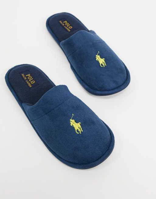 Polo Ralph Lauren – Summit Scuff – Marinblå tofflor utan häl, 3 av 4