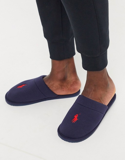 Polo Ralph Lauren summit scuff slipper in navy