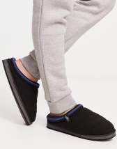 Polo Ralph Lauren emery mule slippers in navy | ASOS