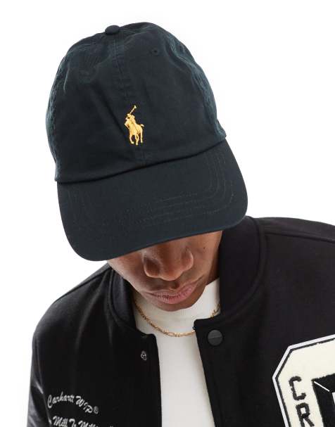 Polo Ralph Lauren – Svart baseballkeps i twill med guldig ikonlogga - view 1