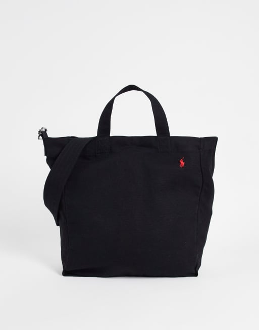 Polo Ralph Lauren – Svart toteväska med ponnylogga