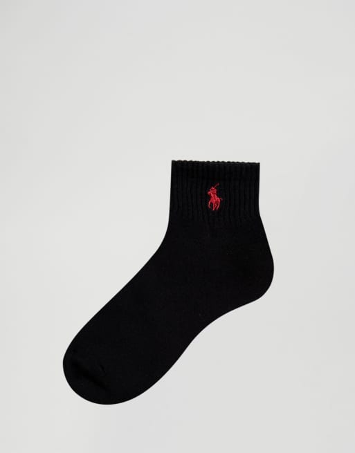Polo Ralph Lauren – Svarta sportstrumpor i 3-pack, 4 av 4