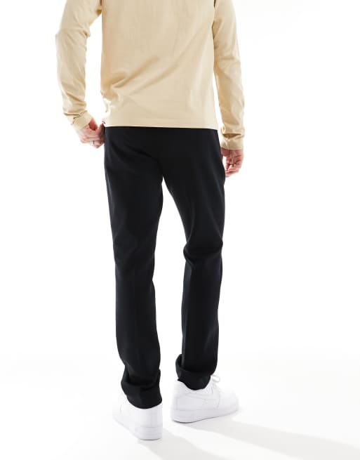 Polo Ralph Lauren – Svarta, stickade, figursydda byxor i techstil, 3 av 5