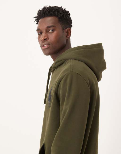 Polo Ralph Lauren - Sweat à capuche à grand logo emblématique - Vert, 4 de 5