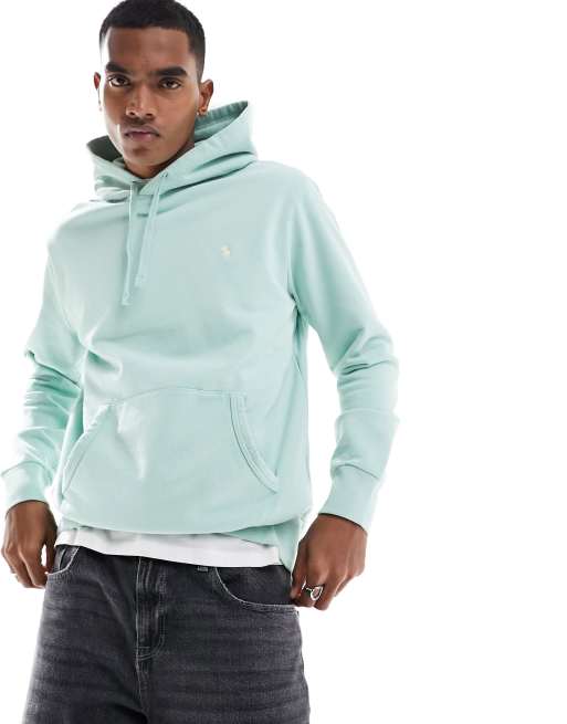 Polo Ralph Lauren - Sweat à capuche à logo emblématique en tissu éponge bouclé - Vert clair
