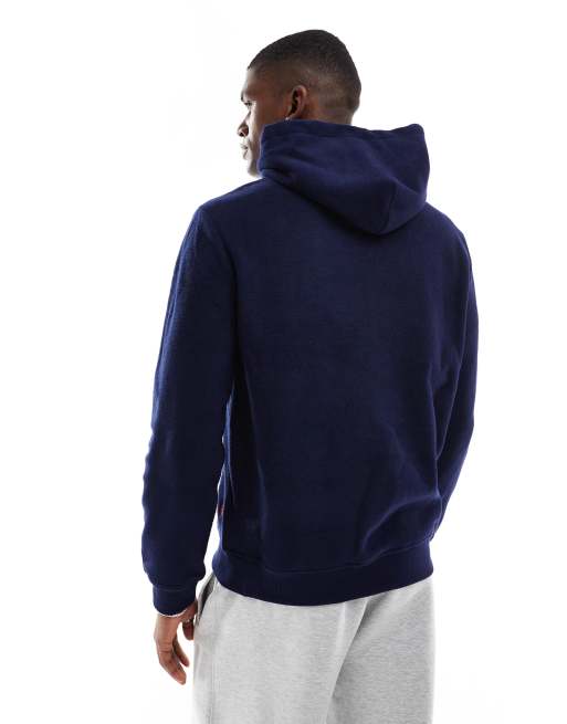 Pull Ralph Sweat Capuche Survetement Ralph Lauren Bleu Marine Polo