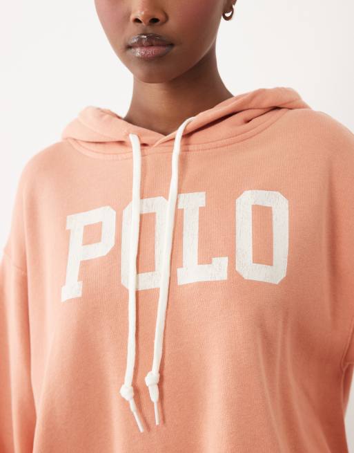 Polo Ralph Lauren - Sweat à capuche décontracté - Vieux rose délavé , 2 de 4
