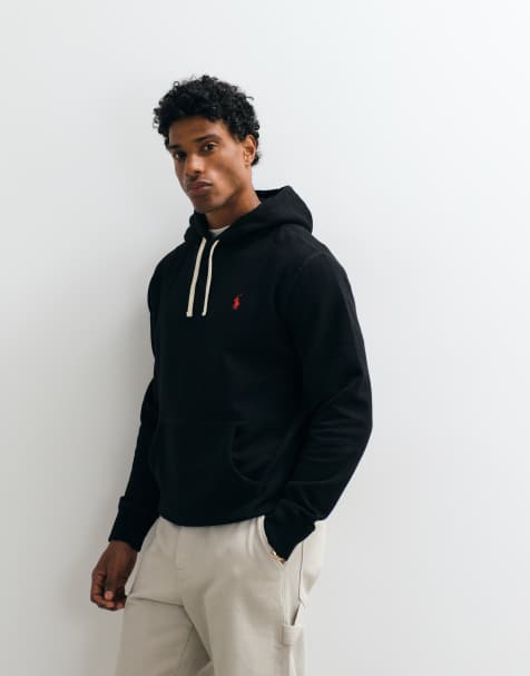 Polo Ralph Lauren - Sweat à capuche en polaire avec logo emblématique - Noir - view 1