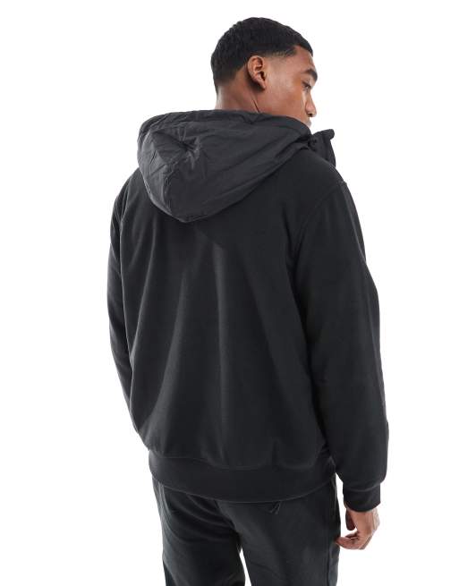 Pull à Capuche Homme Site – Noir, Taille M, Polaire, Poche Kangourou, Excellent état
