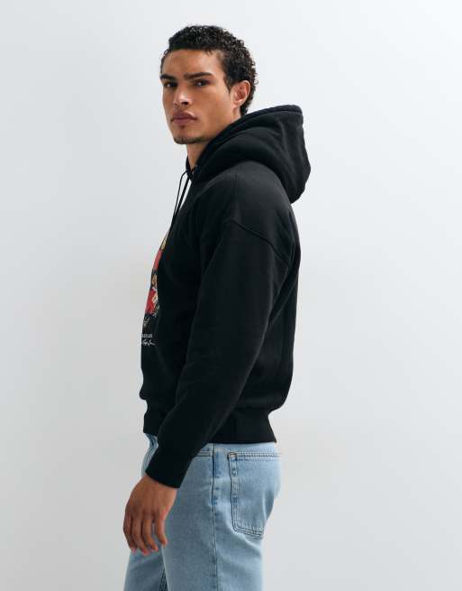 Polo Ralph Lauren sweat à capuche imprimé ours noir, 5 de 5
