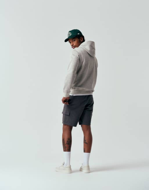 Polo Ralph Lauren - Sweat à capuche oversize classique en molleton avec logo style sport - Gris chiné, 4 de 5