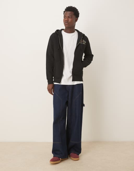 Polo Ralph Lauren - Sweat à capuche style utilitaire à fermeture éclair avec imprimé au dos - Noir, 2 de 5