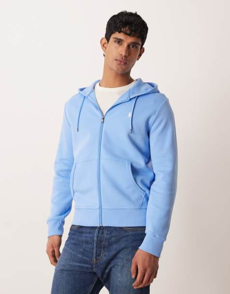 Polo Ralph Lauren - Sweat à capuche zippé à logo emblématique - Bleu - view 1
