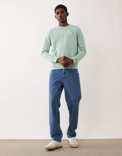 Polo Ralph Lauren - Sweat à logo emblématique en jersey à envers bouclé - Vert céladon, 2 de 5