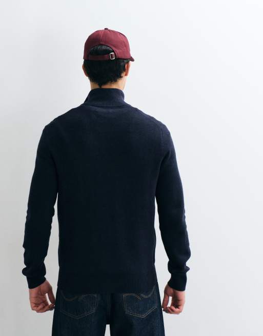 Polo Ralph Lauren - Sweat coupe classique à col zippé - Bleu marine, 5 de 5