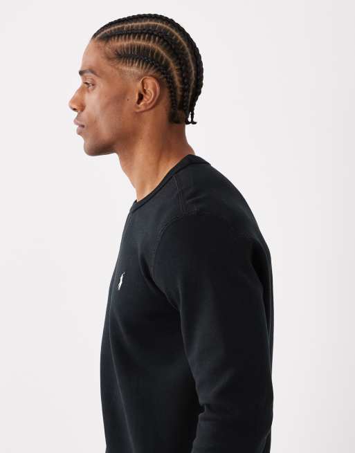 Polo Ralph Lauren - Sweat en double maille avec logo emblématique - Noir, 4 de 5