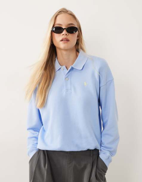 Polo Ralph Lauren - Sweat en maille - Bleu pastel - view 1