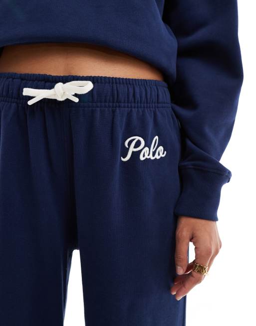 Polo Ralph Lauren sweat joggers in navy ASOS