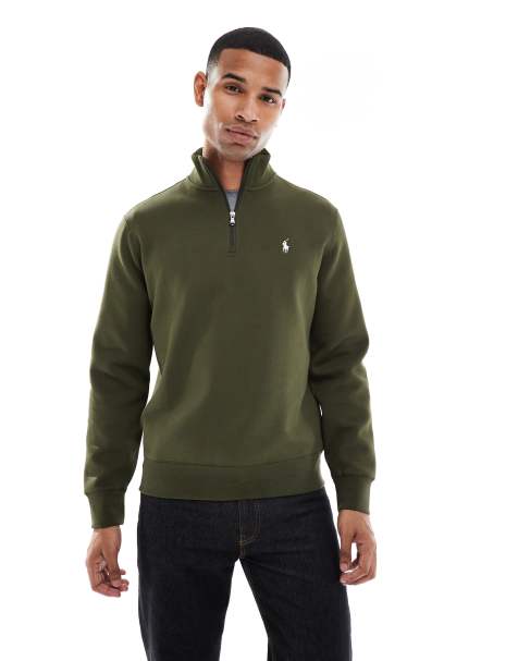 Polo Ralph Lauren - Sweat manches longues à logo - Kaki - view 1